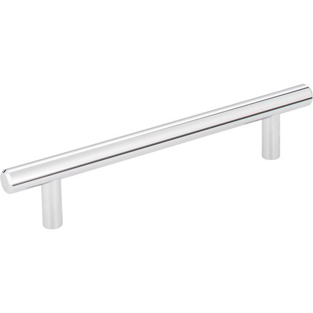 ELEMENTS BY HARDWARE RESOURCES 128 mm Center-to-Center Polished Chrome Naples Cabinet Bar Pull 176PC